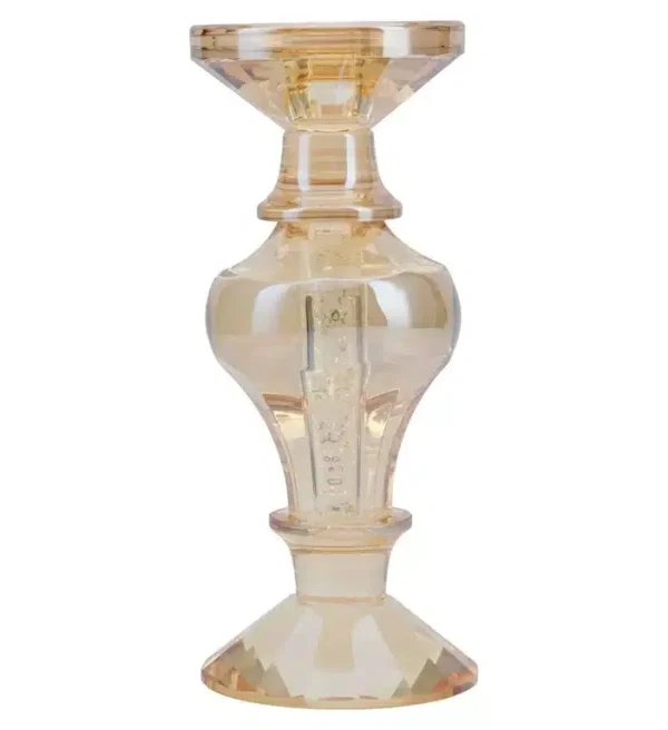 Richmond Interiors kandelaar 10x10x23,5 cm Dilan klein amber