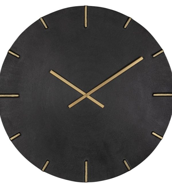 Richmond Interiors klok Ø74 cm Bilal zwart