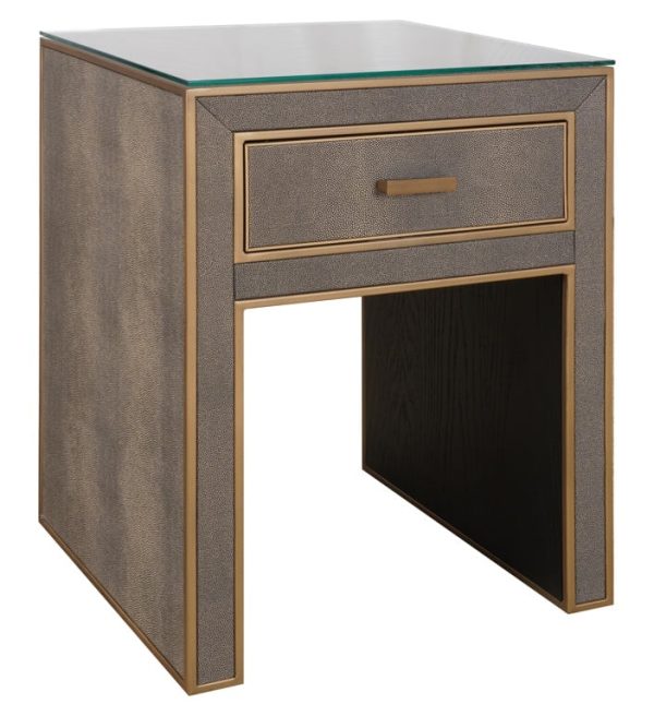 Richmond Interiors nachtkastje Bloomville 51x42x66 cm eiken