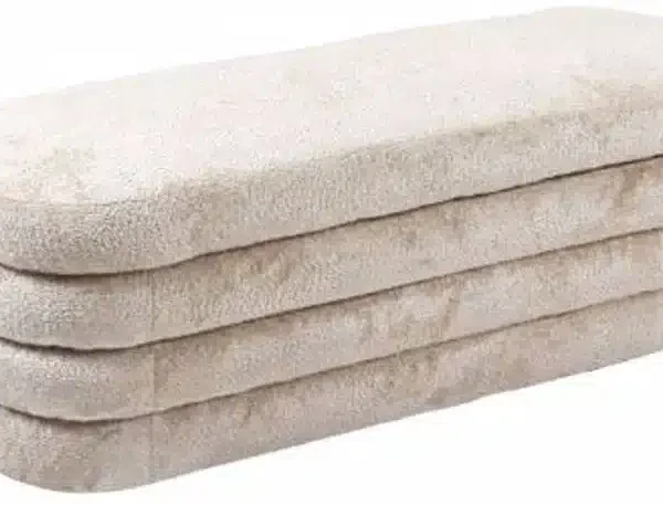 Richmond Interiors opberg poef Camile creme