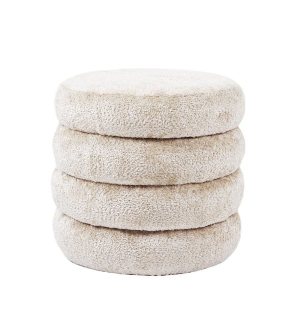 Richmond Interiors opberg poef klein Adele creme