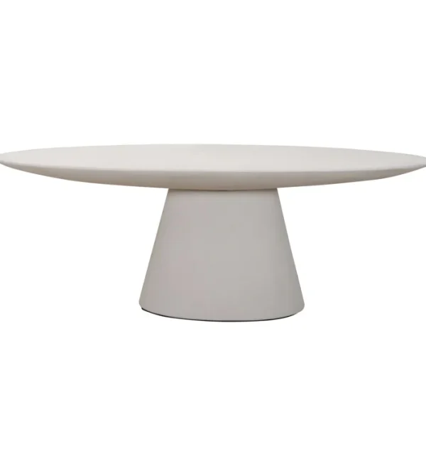 Richmond Interiors outdoor eettafel Nassau 220 cm ovaal glasvezel