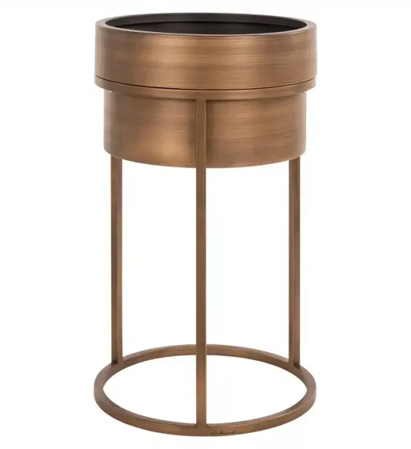 Richmond Interiors plantenbak Chadd 45x45x72,5 cm goud