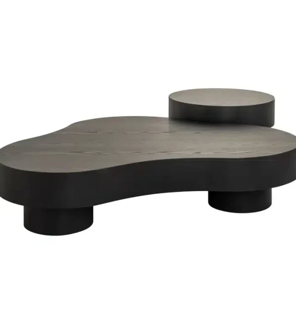 Richmond Interiors salontafel Bogor set van 2 donkerbruin eiken