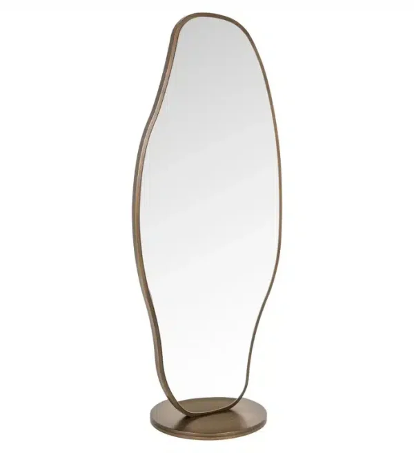 Richmond Interiors spiegel Jalyce 80x55x192 cm geborsteld goud