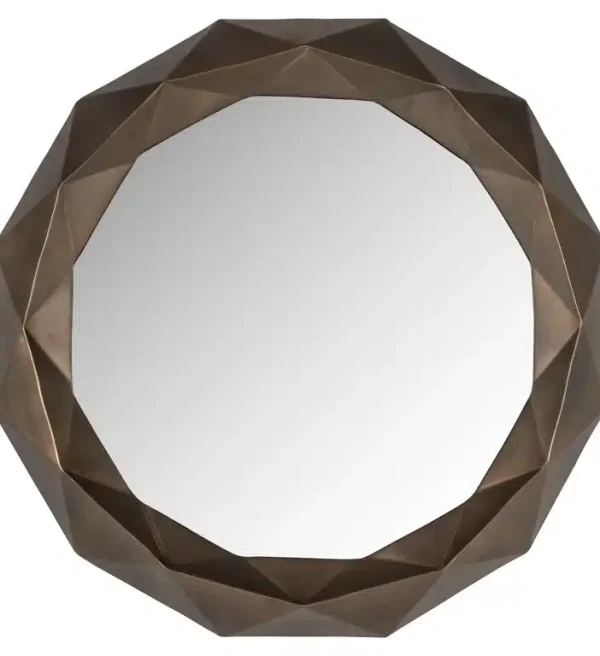 Richmond Interiors spiegel Jamel 82x7x82 cm goud