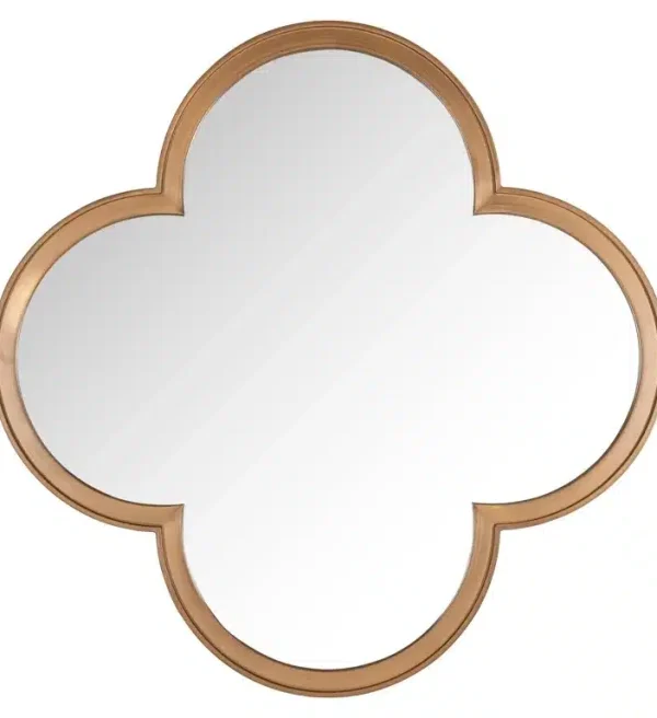 Richmond Interiors spiegel Lowen 100x4x100 cm geborsteld goud