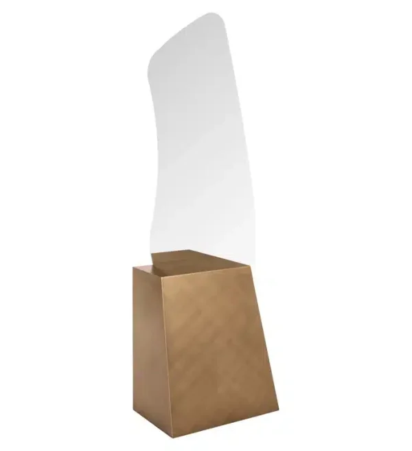 Richmond Interiors spiegel Mayla 75x40,5x202 cm geborsteld goud