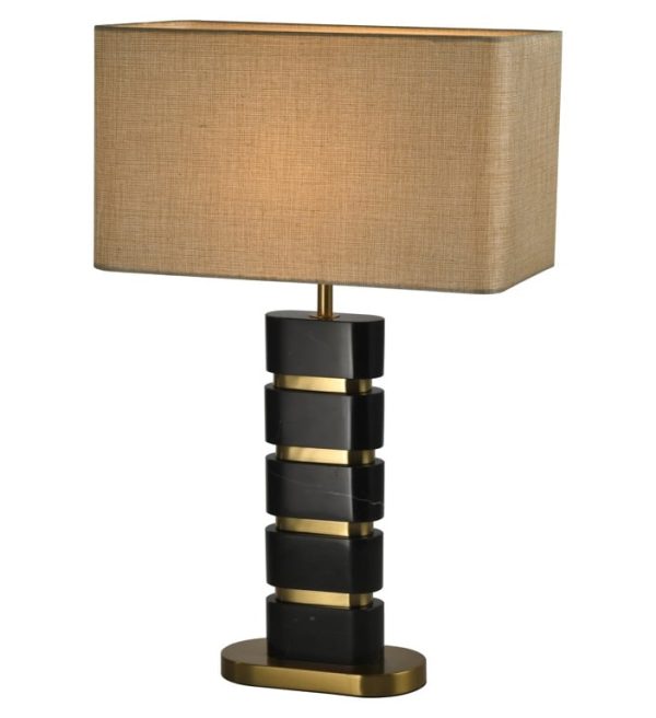 Richmond Interiors tafellamp 40x24x65 cm Levina marmer