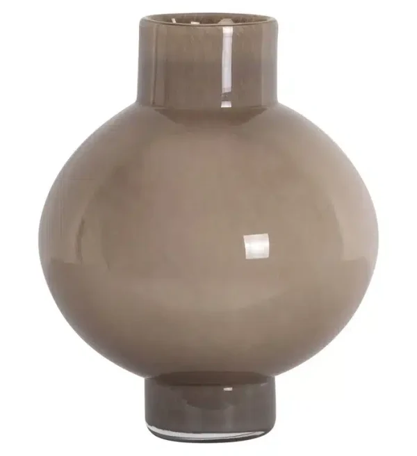 Richmond Interiors vaas 26x26x32 cm Celina klein glas bruin