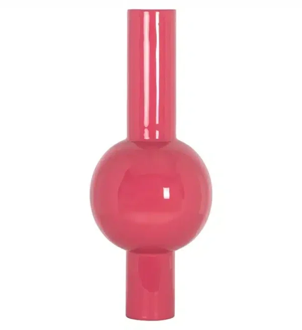 Richmond Interiors vaas 26x26x65 cm Noura bright pink