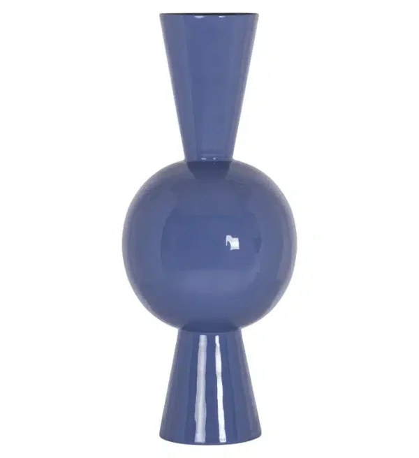 Richmond Interiors vaas 30x30x74 cm Arliss blauw