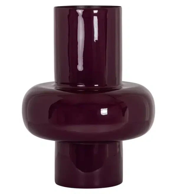 Richmond Interiors vaas 35x35x45 cm Ashlyn klein bordeauxrood