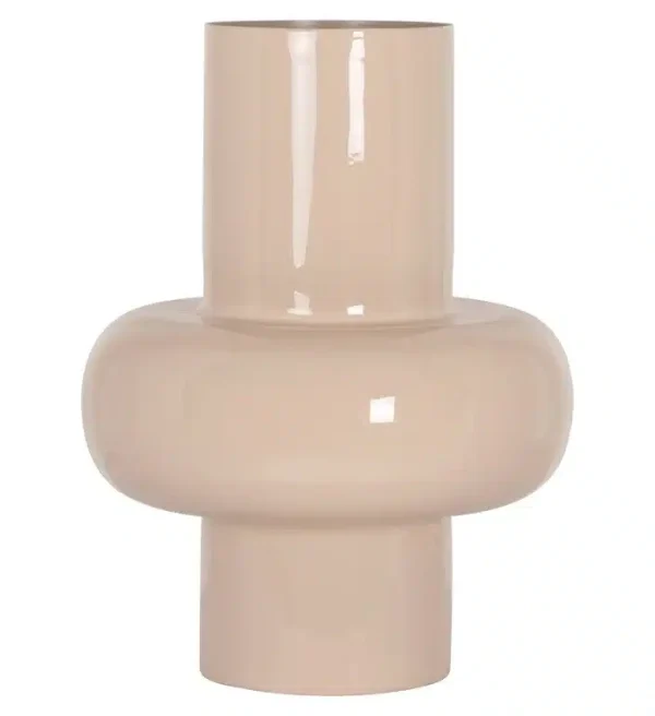 Richmond Interiors vaas 35x35x45 cm Benice klein tapioca