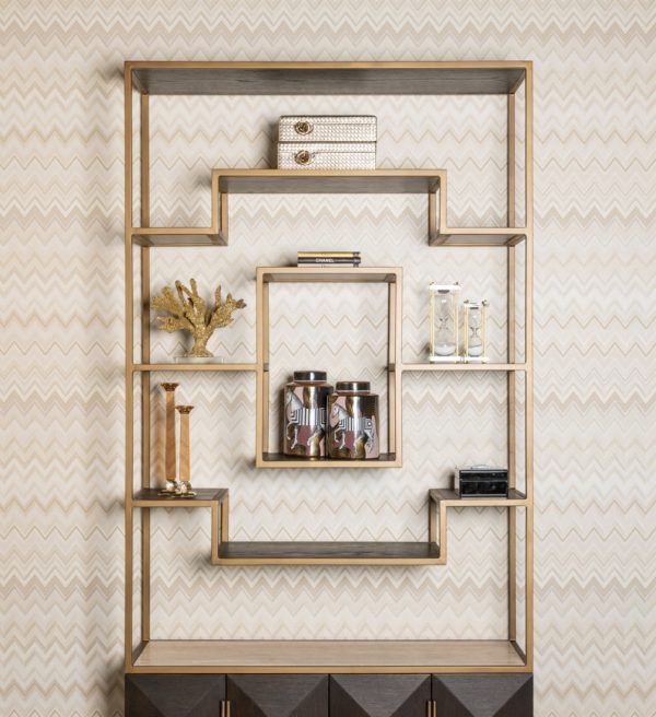 Richmond Interiors wandkast Claremont 120x40x220 cm eiken