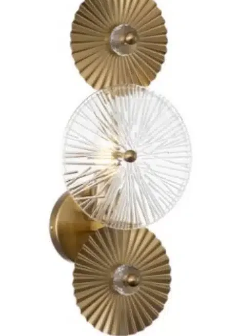 Richmond Interiors wandlamp 20x16,5x45 cm Aidan aluminium