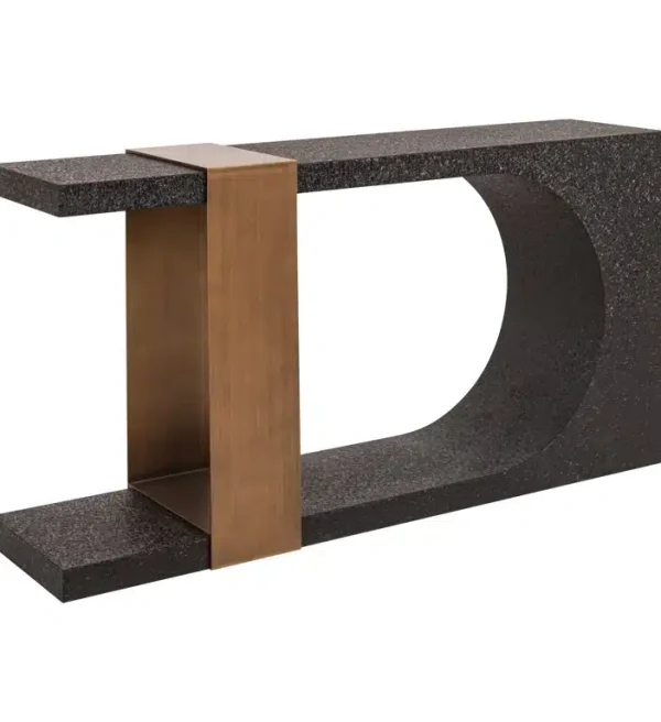 Richmond Interiors wandtafel Bazel 150x36x76 cm metaal