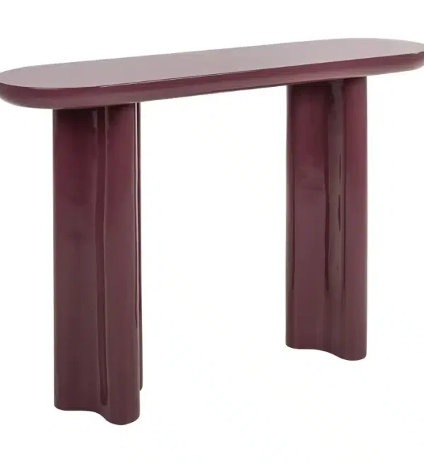 Richmond Interiors wandtafel Sunny 120x35x80 cm burgundy