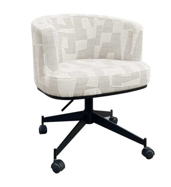 Richmond interiors eetkamerstoel Rochenne draaibaar met arm beige