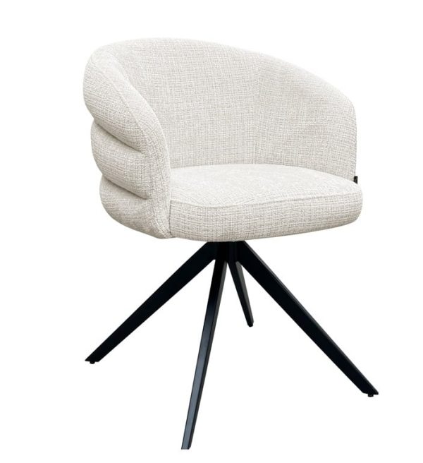 Richmond interiors eetkamerstoel Serenity draaibaar met arm beige