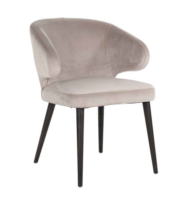 Richmond Interiors eetkamerstoel Indigo met arm khaki