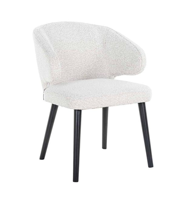 Richmond Interiors eetkamerstoel Indigo met arm wit