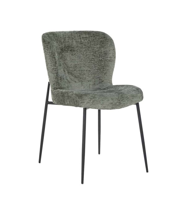 Richmond Interiors eetkamerstoel Darby groen