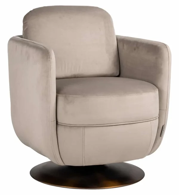 Richmond Interiors draaifauteuil Turner khaki