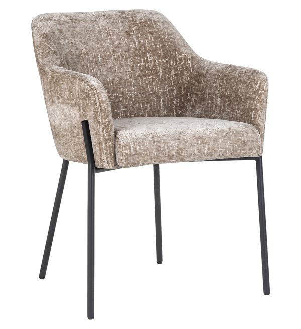 Richmond Interiors eetkamerstoel Fay grijs-groen