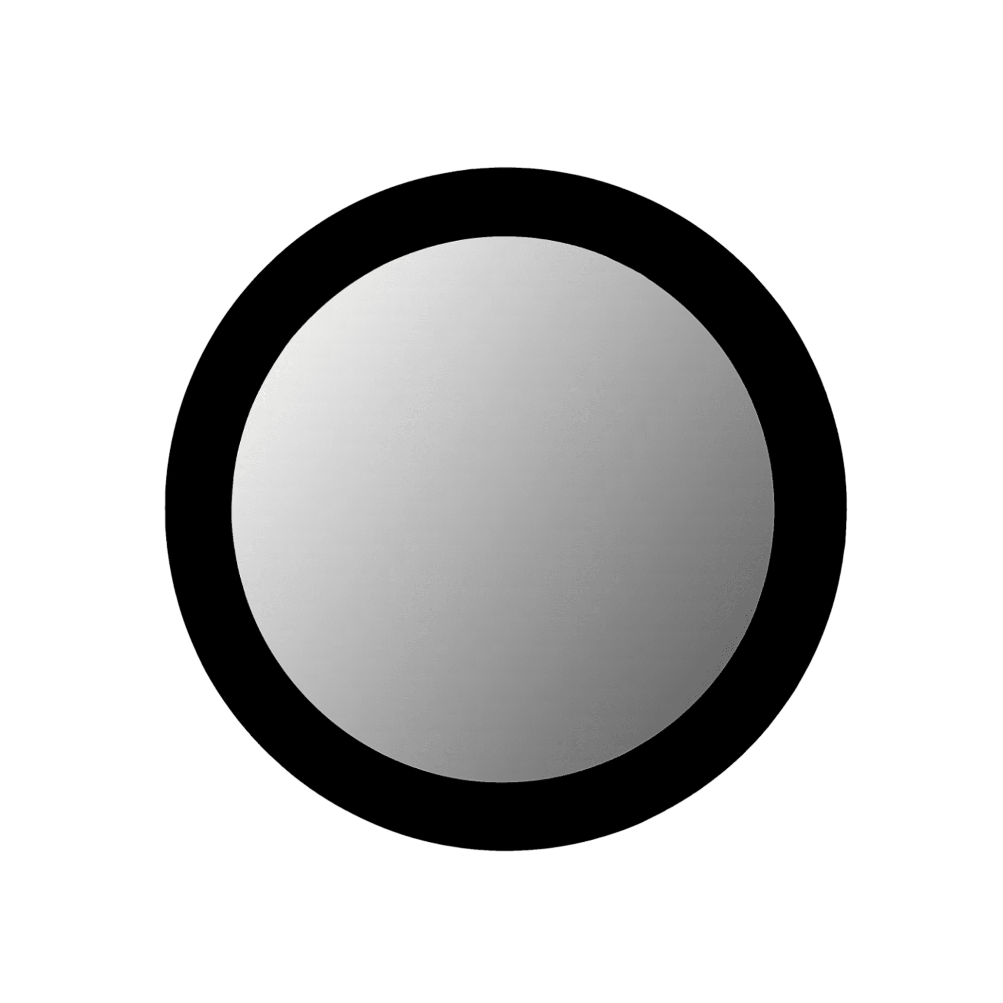 Starfurn Spiegel Dide | 40 cm | Black