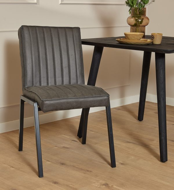 Starfurn Eetkamerstoel Tivoli Bull | Antraciet