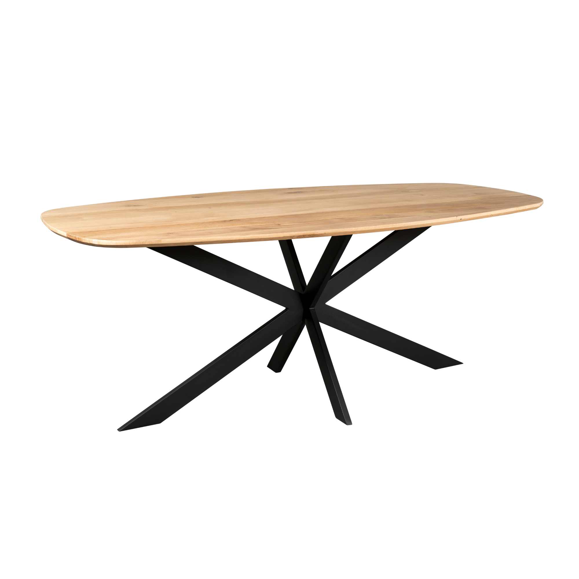 Starfurn Eiken eettafel Ferris | Deens Ovaal 180 cm | Naturel