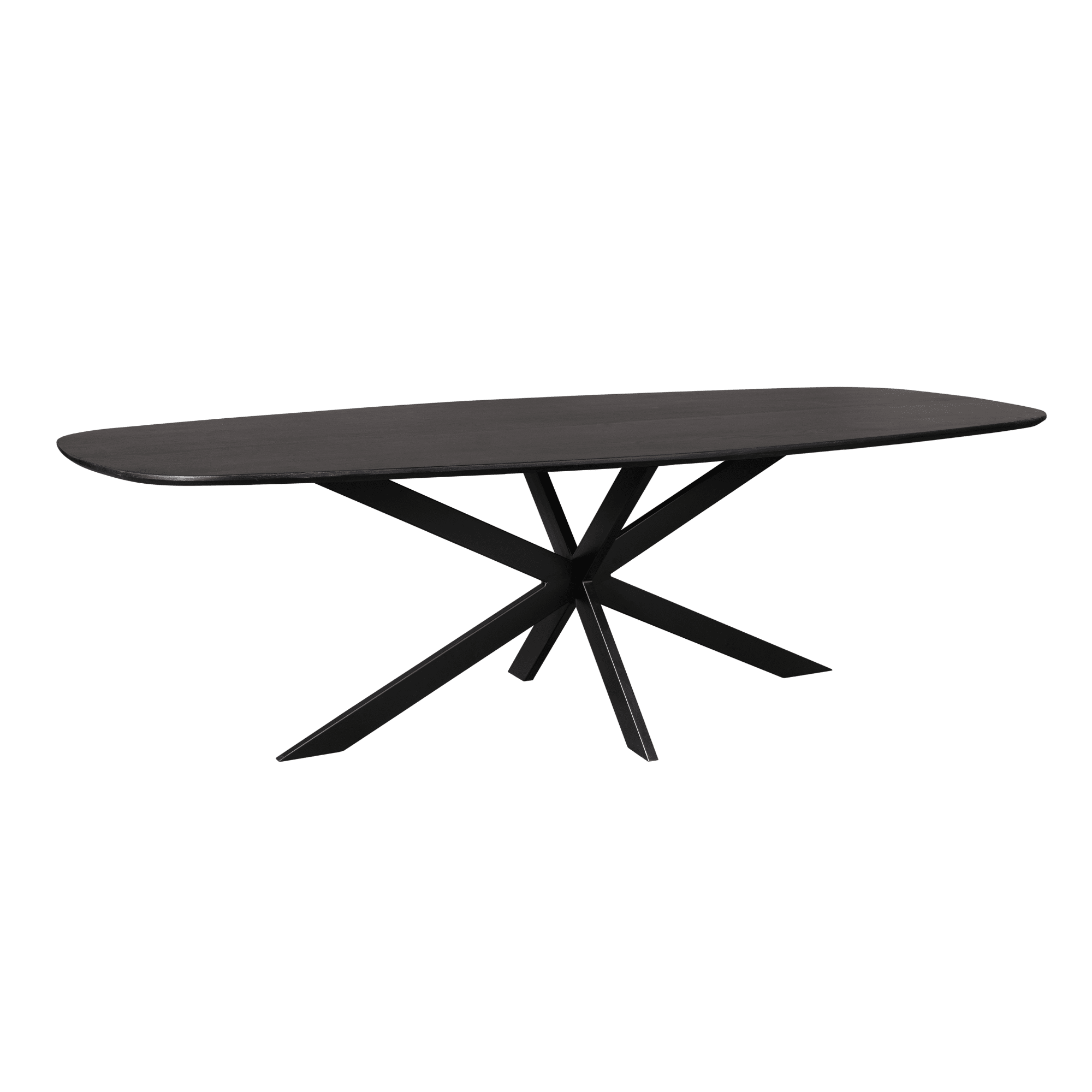 Starfurn Eiken eettafel Ferris | Deens Ovaal 280 cm | Zwart