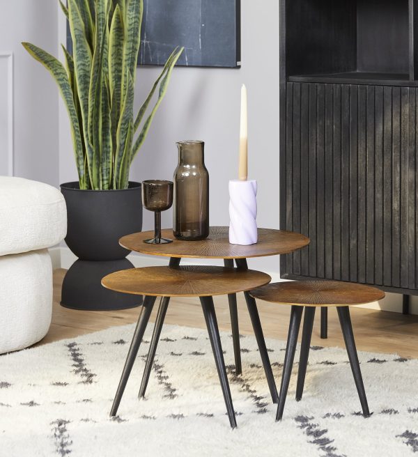 Starfurn Bijzettafel Ryas | 49 cm | Set van 3