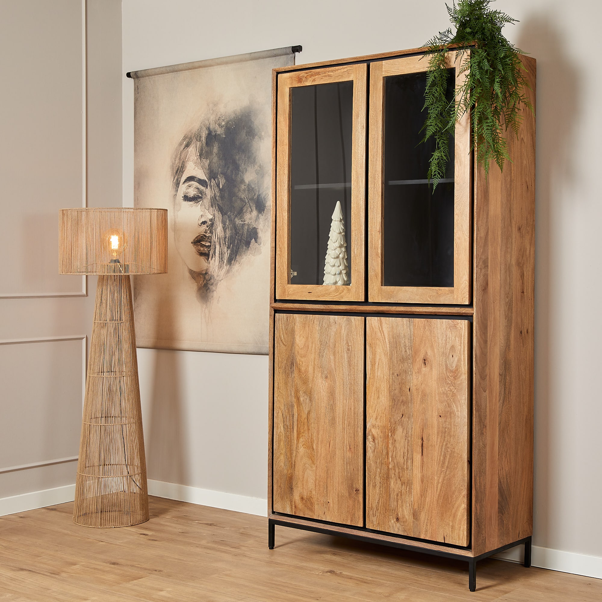 Starfurn Vitrinekast RichWood | 100 cm