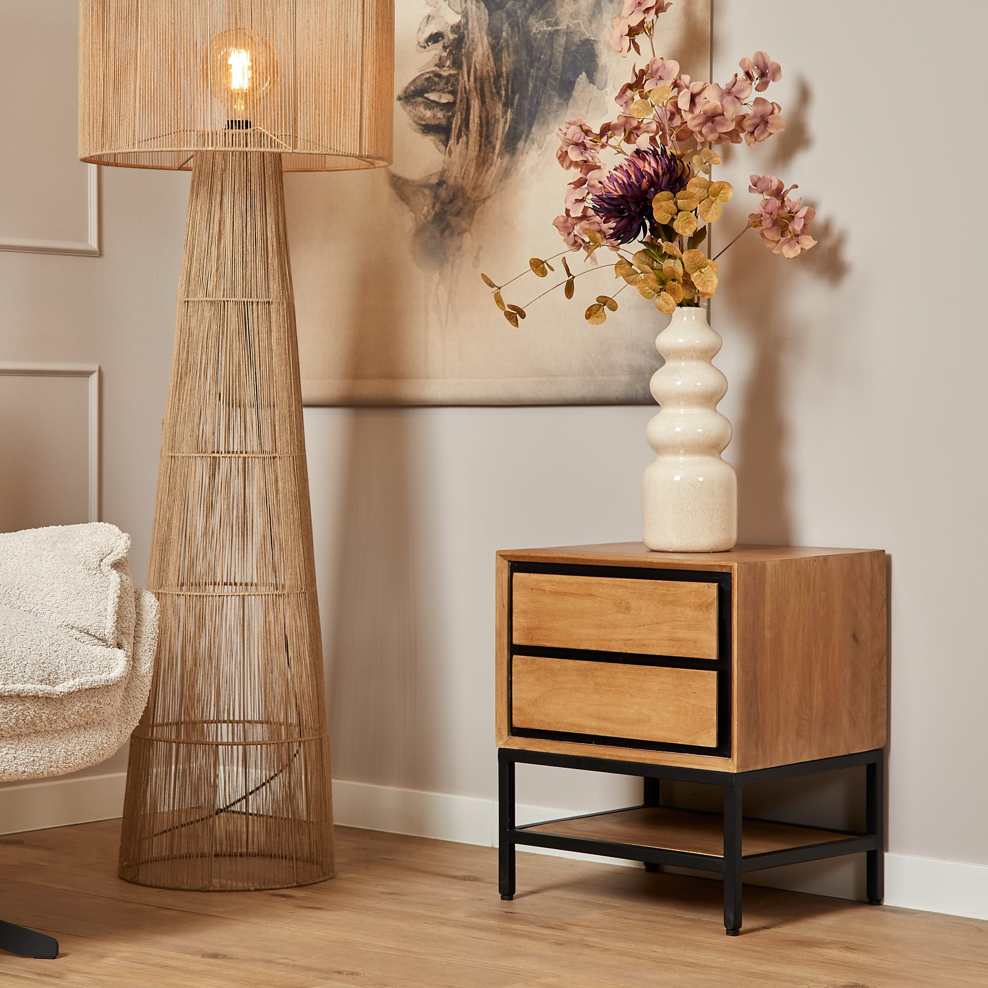 Starfurn Nachtkastje RichWood | 45 cm