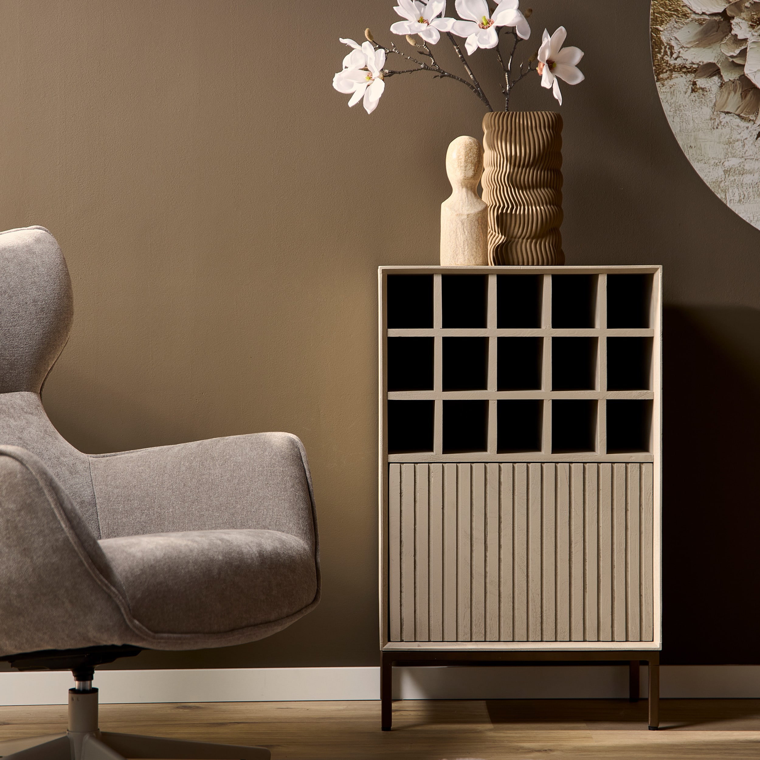 Starfurn Wijnkast Madison Sand | 55 cm