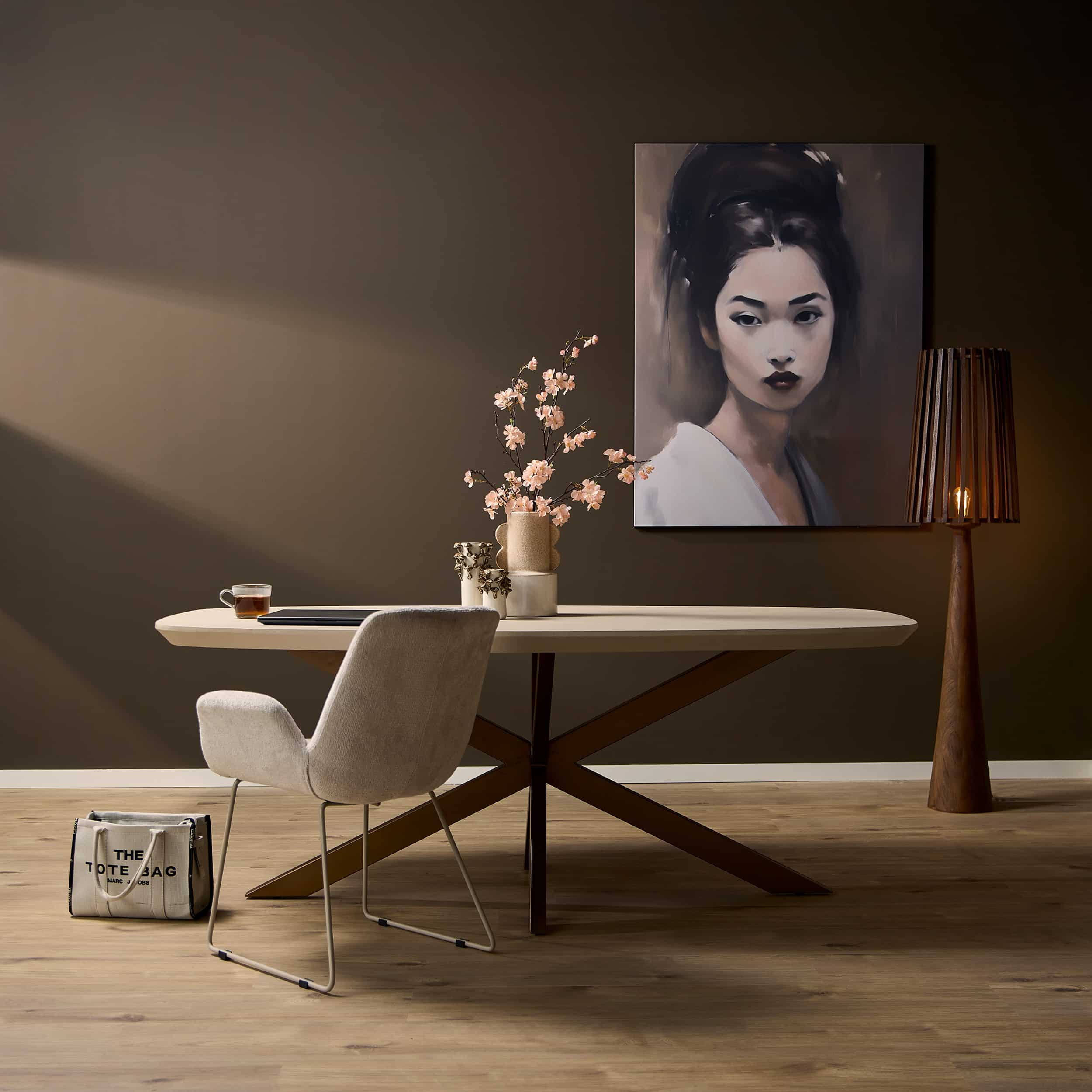Starfurn Eettafel Madison Sand | 160 cm | Deens Ovaal