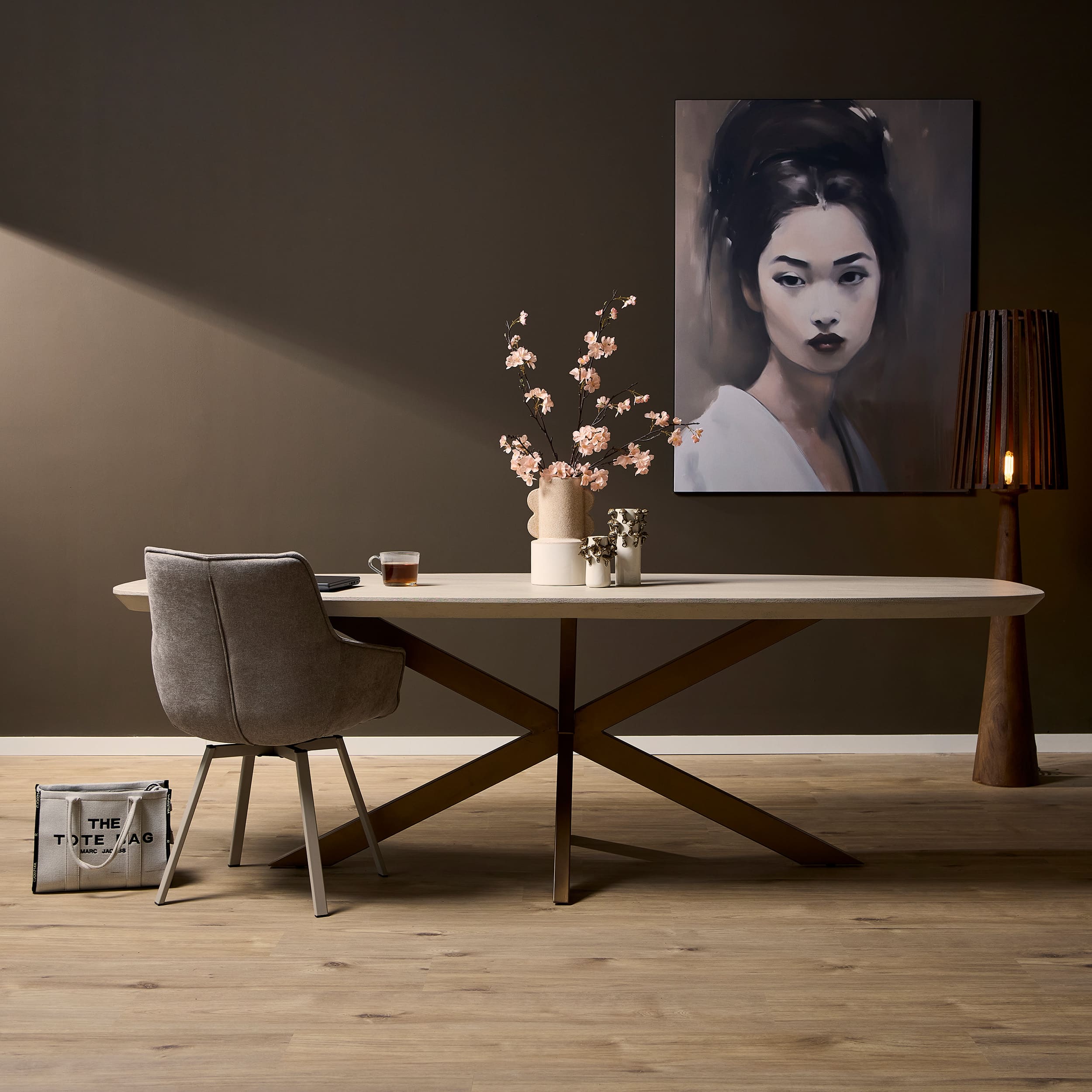 Starfurn Eettafel Madison Sand | 240 cm | Deens Ovaal