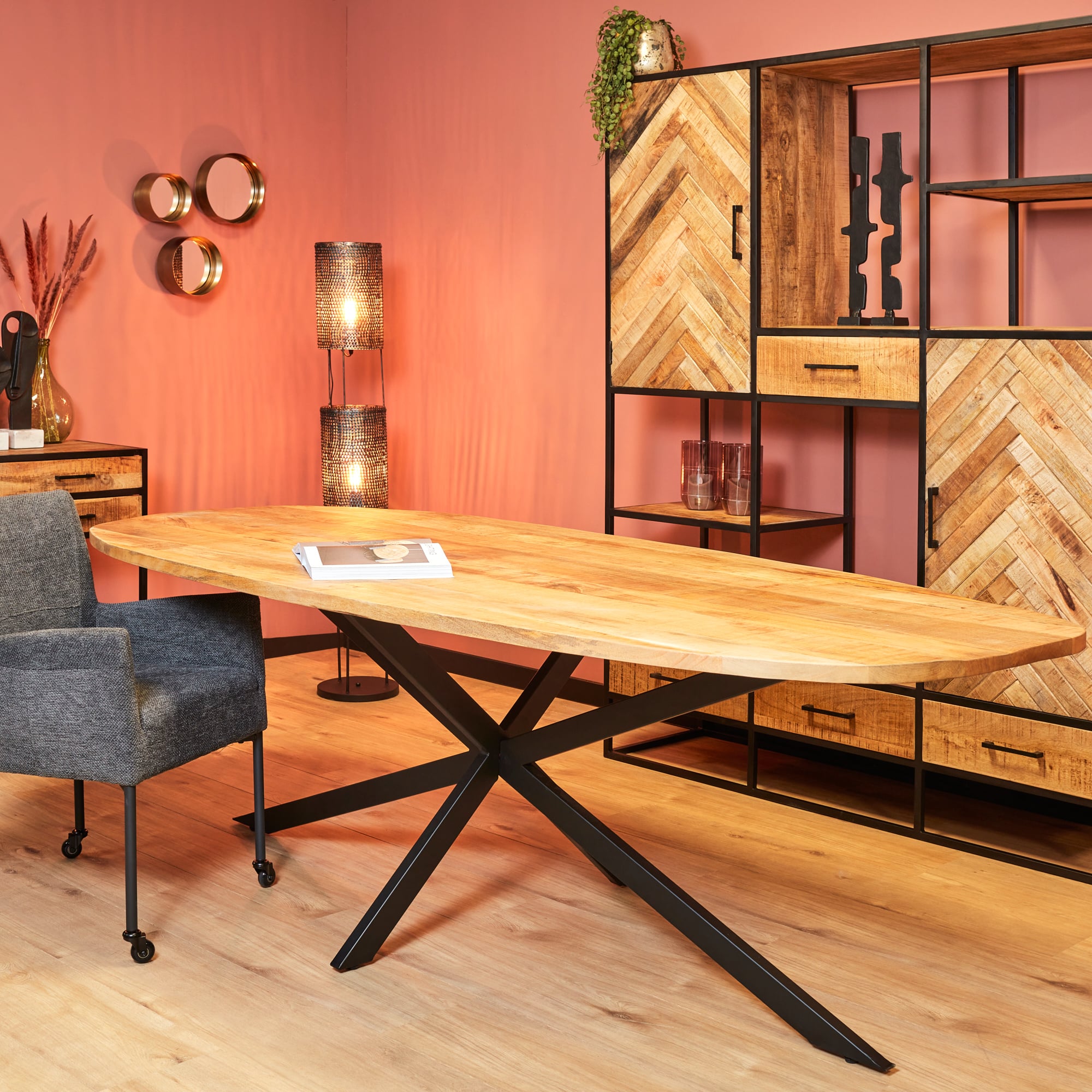 Starfurn Eettafel Elegance  240 cm | Deens ovaal