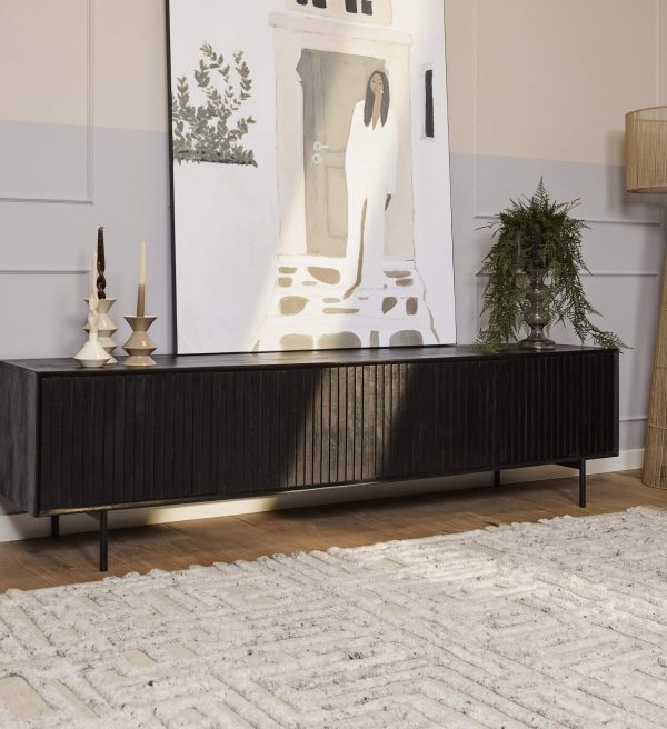 Starfurn Tv meubel Madison Black | 210 cm