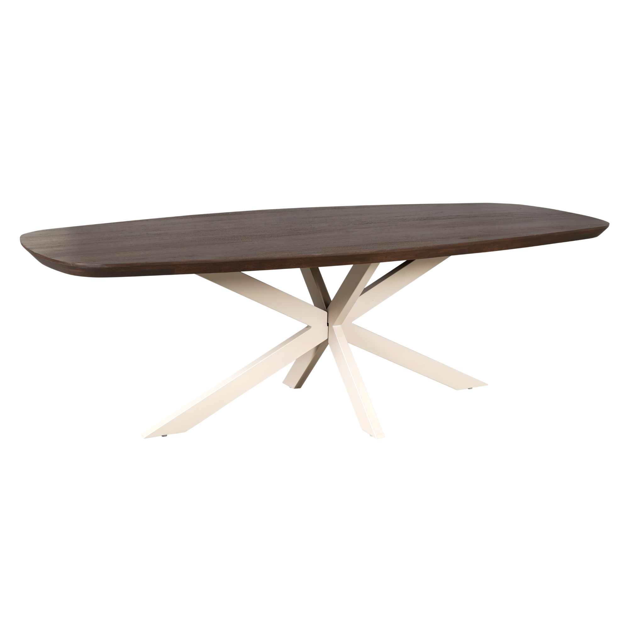 Starfurn Eettafel Madison Brown | 240 cm | Deens Ovaal | Poot Sand