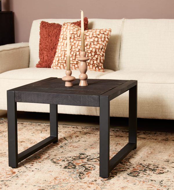 Starfurn Bijzettafel Boaz Black | 60 cm