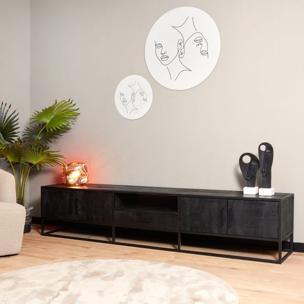 Starfurn Tv meubel Denver Black | 240 cm