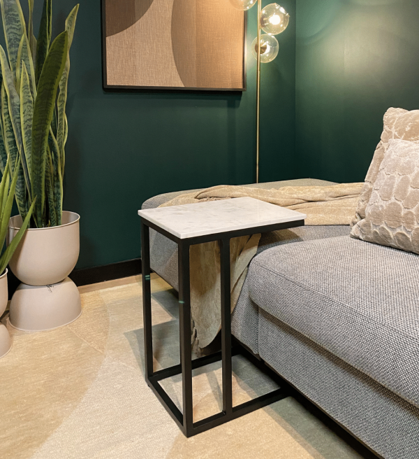 Starfurn Slider Nova White marble