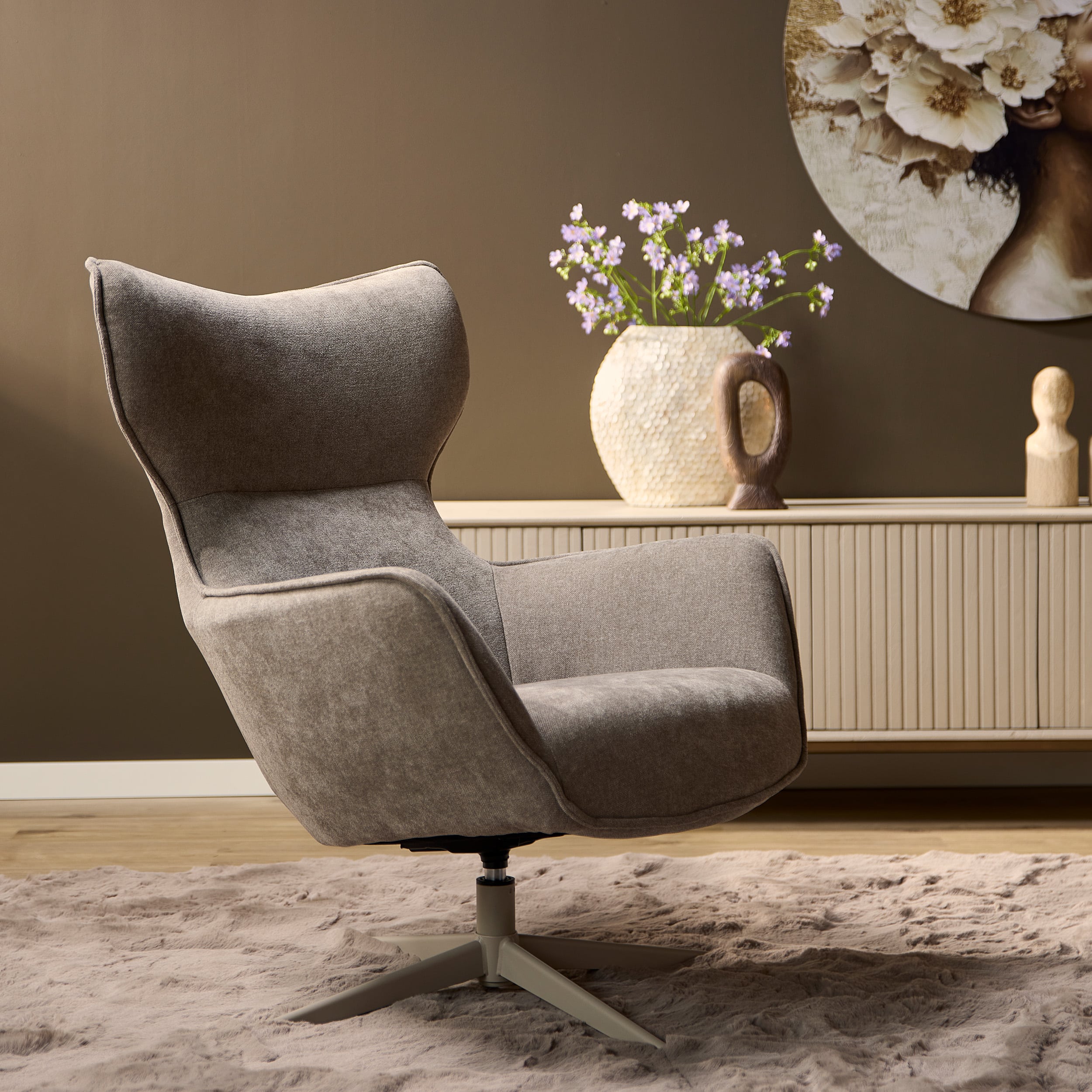 Starfurn Fauteuil Julia | Taupe