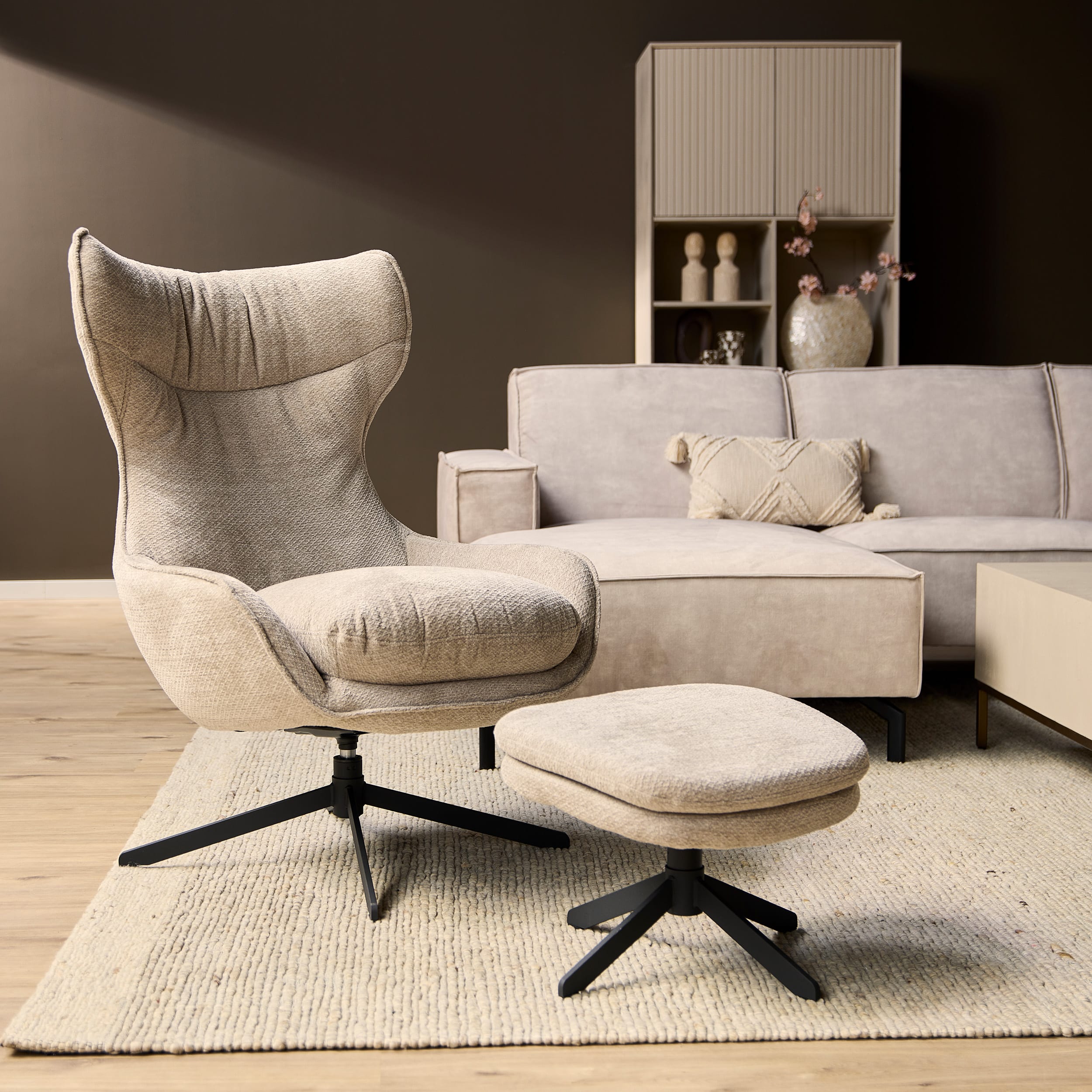 Starfurn Fauteuil Olivia | Taupe