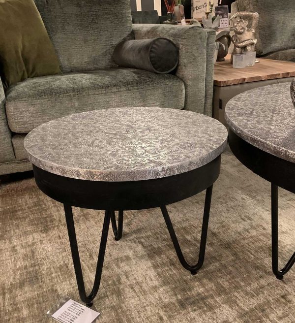 SHOWMODEL UrbanSofa salontafel Andalusie 50 cm silver