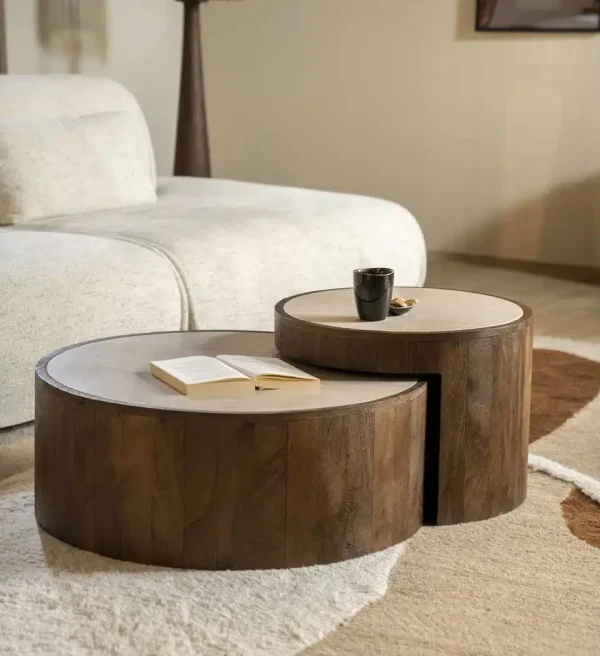 Eleonora salontafel Hazel set van 2 marmer