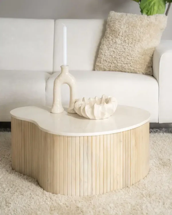 Eleonora salontafel Kira medium 83x72x34 cm marmer